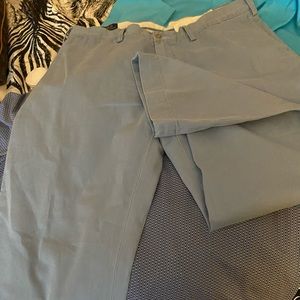 Polo chambray color chino flat front